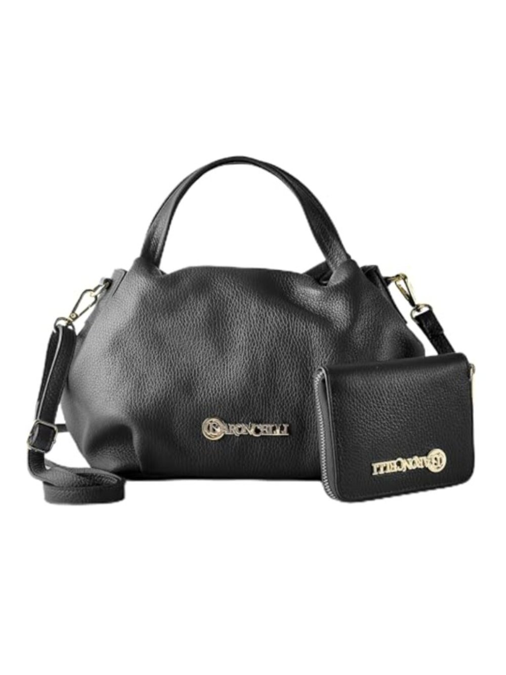 Italian Leather Satchel Crossbody Bag Soft Shoulder Purse